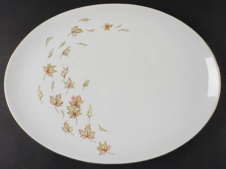 Autumn Fantasy 15" Oval Serving Platter