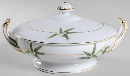 Bamboo Round Covered Vegetable