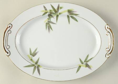 Bamboo 12" Oval Serving Platter