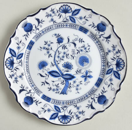 Blue Onion Salad Plate