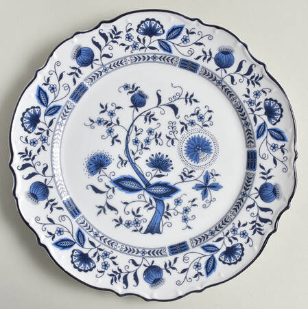 Blue Onion Dinner Plate by Sone
