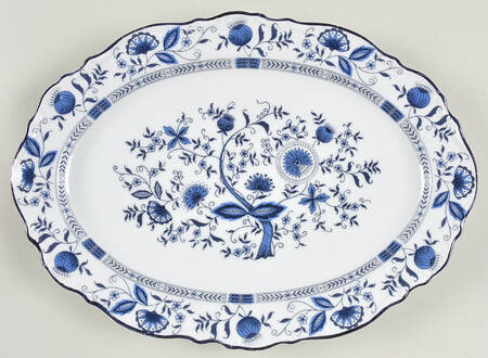 Blue Onion 12" Oval Serving Platter