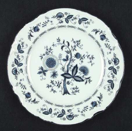 Blue Onion Salad Plate