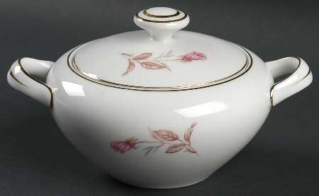 Cashmir Rose Sugar Bowl & Lid
