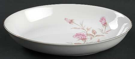 Cashmir Rose 9" Oval Vegetable Bowl