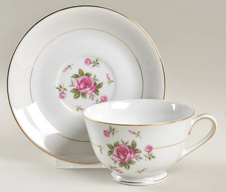 First Love Footed Cup & Saucer Set