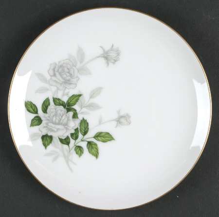 Grey Pearl (Gold Trim) Bread & Butter Plate