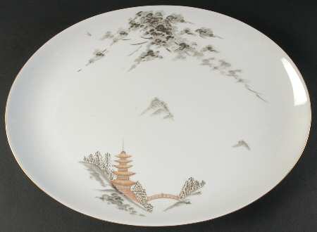 Kiyomizu 16" Oval Serving Platter