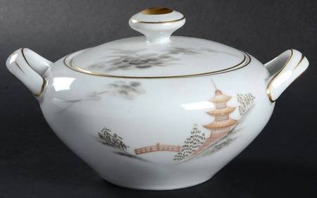 Kiyomizu Sugar Bowl & Lid