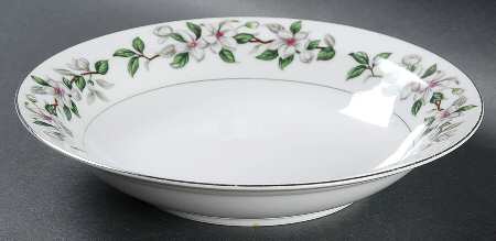 Pamela (Platinum Trim) Rim Soup Bowl
