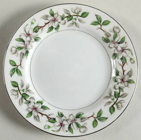 Pamela (Platinum Trim) Bread & Butter Plate