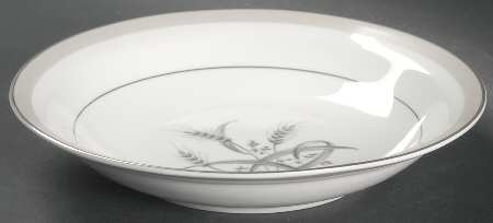 Silver Wheat Rim Soup Bowl