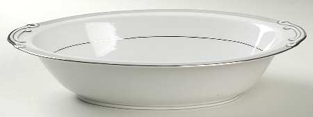 10" Oval Vegetable Bowl