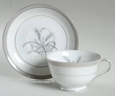 Footed Cup & Saucer Set