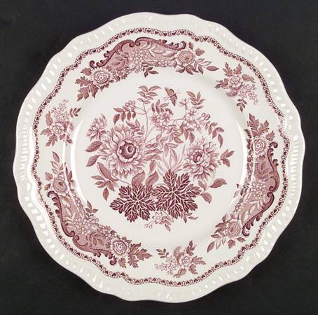Archive Collection Cranberry Dinner Plate by Spode