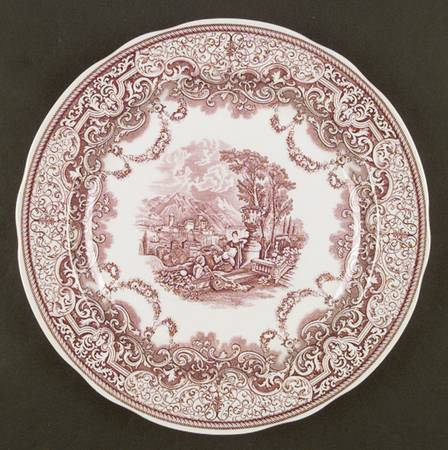 Archive Collection Cranberry Dinner Plate by Spode