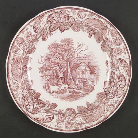 Archive Collection Cranberry Dinner Plate by Spode