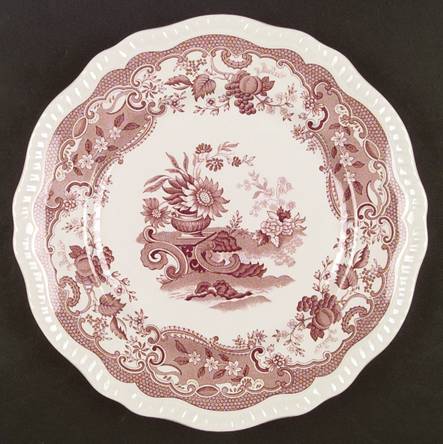 Archive Collection Cranberry Dinner Plate by Spode