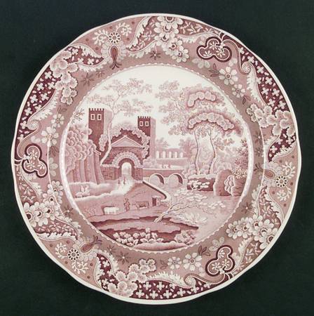 Archive Collection Cranberry Dinner Plate by Spode