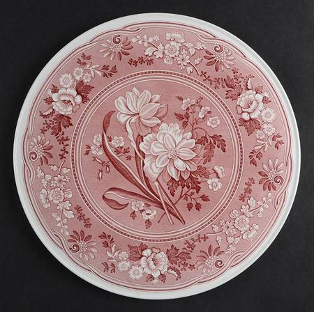 Archive Collection Cranberry Cake Plate by Spode