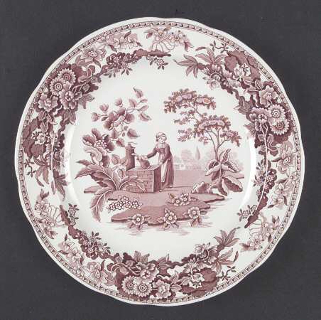 Archive Collection Cranberry Dinner Plate by Spode