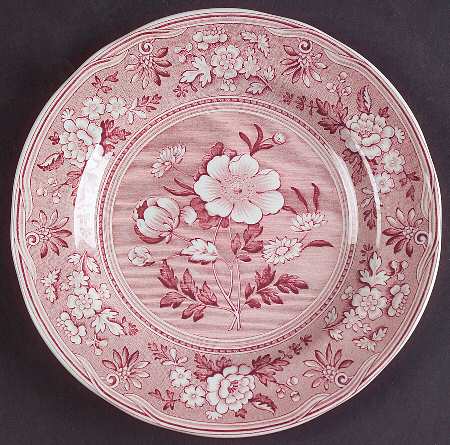Archive Collection Cranberry Bread & Butter Plate by Spode