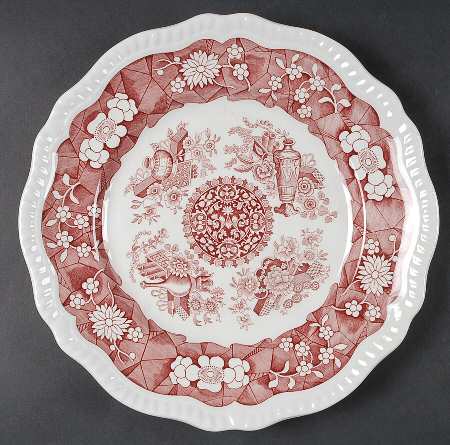 Archive Collection Cranberry Dinner Plate by Spode