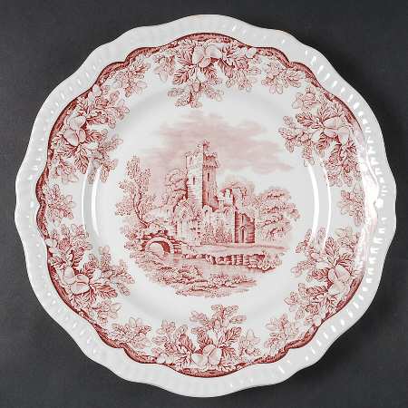 Archive Collection Cranberry Dinner Plate by Spode
