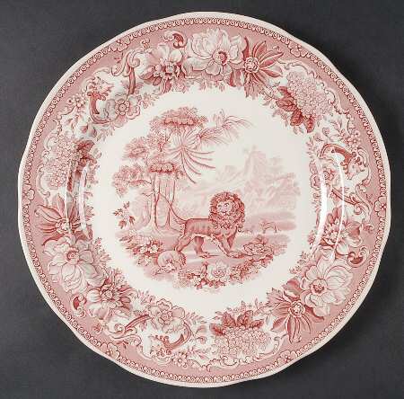 Archive Collection Cranberry Dinner Plate by Spode