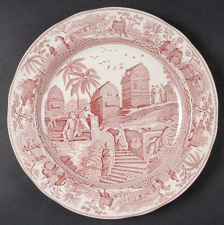Archive Collection Cranberry Dinner Plate by Spode