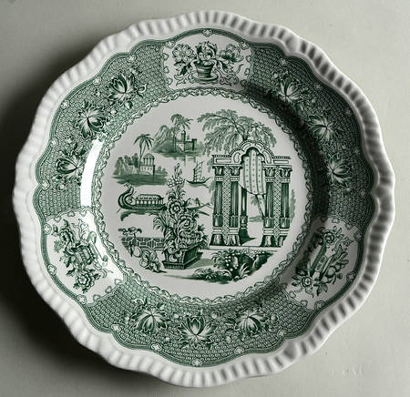 Archive Collection Green Large Dinner Plate
