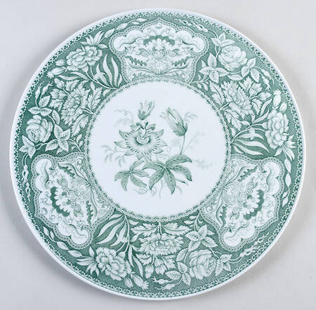 Archive Collection Green Cake Plate