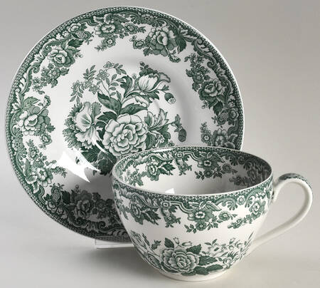 Archive Collection Green Jumbo Cup & Saucer Set