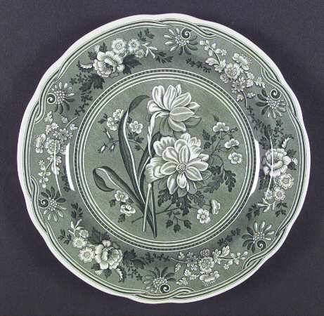 Archive Collection Green Dinner Plate