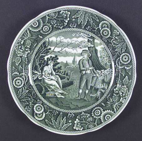 Archive Collection Green Dinner Plate