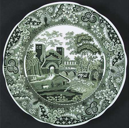Archive Collection Green Dinner Plate