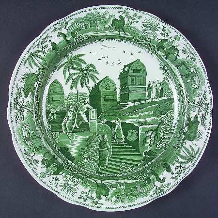 Archive Collection Green Dinner Plate