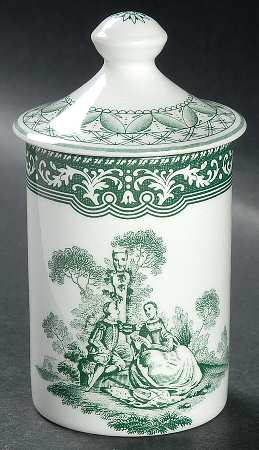 Archive Collection Green Spice Jar Set Individual Jar & Lid