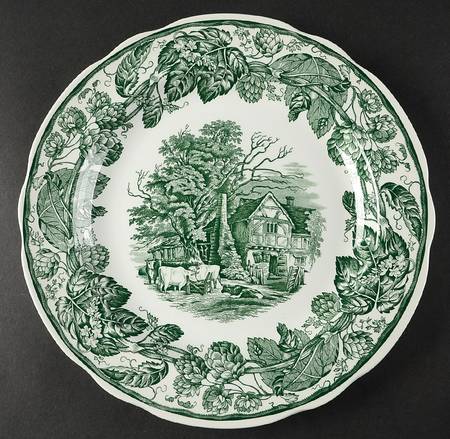Archive Collection Green Dinner Plate