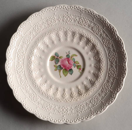 Billingsley Rose Pink (Old Backstamp) Saucer for Flat Cup by Spode