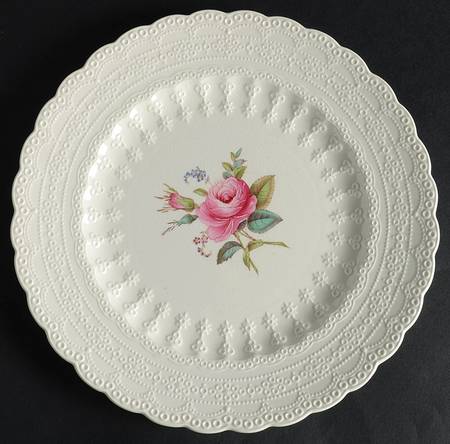 Billingsley Rose Pink (Old Backstamp) Luncheon Plate by Spode