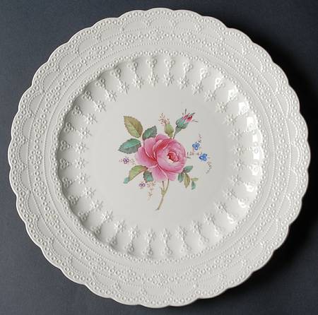 Billingsley Rose Pink (Old Backstamp) Dinner Plate by Spode