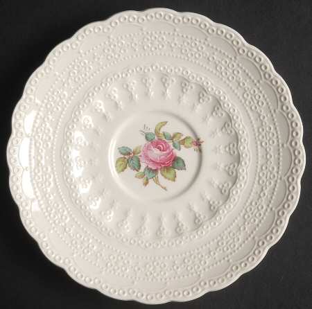 Billingsley Rose Pink (Old Backstamp) Saucer for Flat Cup by Spode