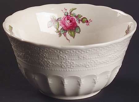 Billingsley Rose Pink (Old Backstamp) Cranberry Bowl