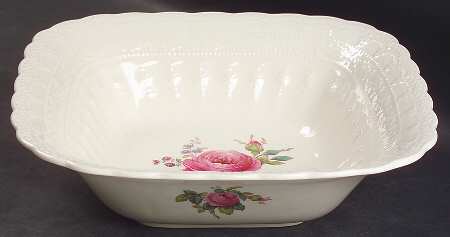 Billingsley Rose Pink (Old Backstamp) 8" Square Vegetable Bowl