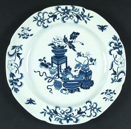 Blue Bowpot All Blue (Fine Newstone) by Spode