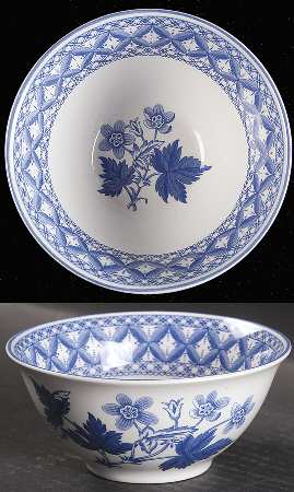 Blue Geranium Nut Bowl