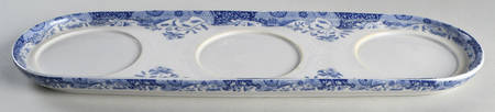 Blue Italian Planter Tray (Holds 3 Planters)