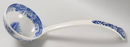 Blue Italian Tureen Ladle