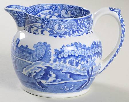 Blue Italian Creamer